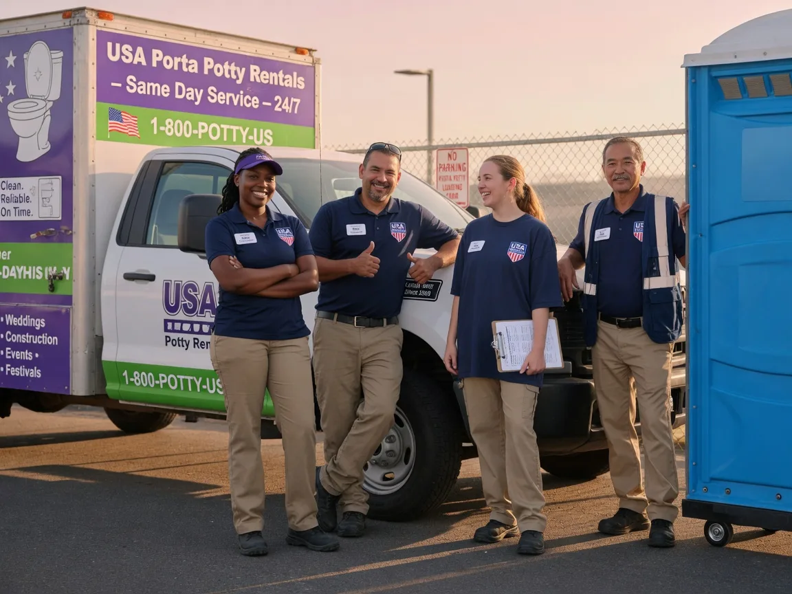 Porta Potty Rental company in Woodlake, CA